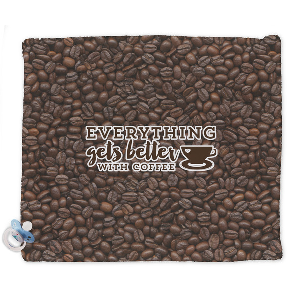 Custom Coffee Addict Security Blanket - Single Sided
