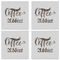 Coffee Addict Set of 4 Sandstone Coasters - See All 4 View