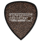 Coffee Addict Iron on Shield Patch A