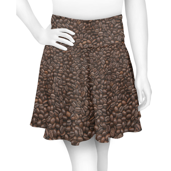 Custom Coffee Addict Skater Skirt - Small