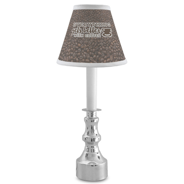Coffee Addict Small Chandelier Lamp - LIFESTYLE (on candle stick)
