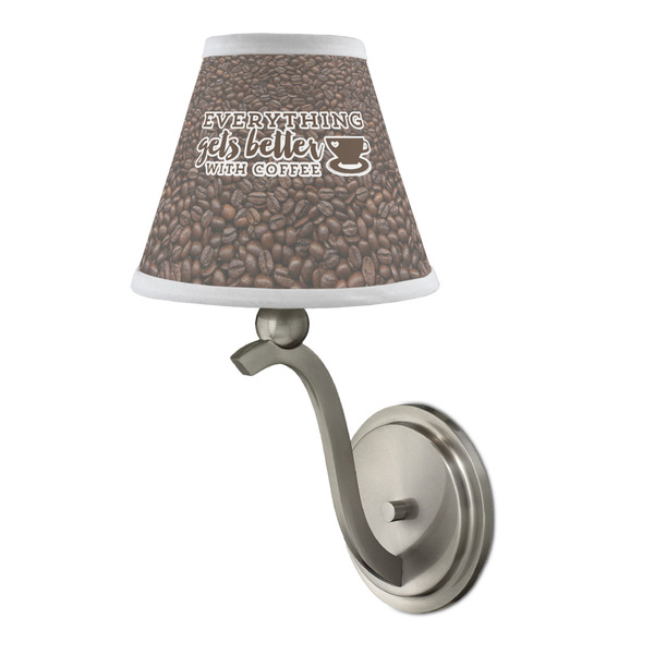 Coffee Addict Small Chandelier Lamp - LIFESTYLE (on wall lamp)
