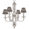 Coffee Addict Small Chandelier Shade - LIFESTYLE (on chandelier)