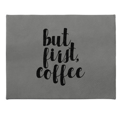 Coffee Addict Gift Boxes w/ Engraved Leather Lid