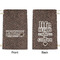 Coffee Addict Small Laundry Bag - Front & Back View