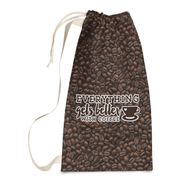 Custom Coffee Addict Laundry Bags - Small
