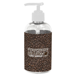Coffee Addict Plastic Soap / Lotion Dispenser (8 oz - Small - White)