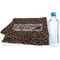 Coffee Addict Sports Towel Folded with Water Bottle