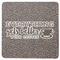 Coffee Addict Square Rubber Backed Coaster