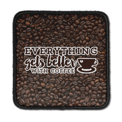 Coffee Addict Iron On Square Patch