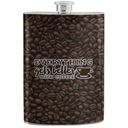 Coffee Addict Stainless Steel Flask (Personalized)