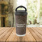 Coffee Addict Stainless Steel Travel Cup Lifestyle