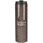 Coffee Addict Stainless Steel Skinny Tumbler - 20 oz