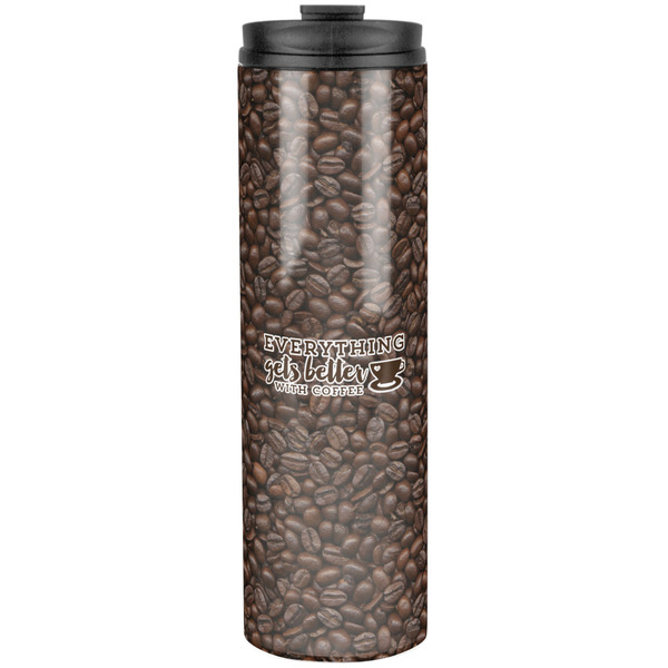 Coffee Addict Stainless Steel Tumbler 20 Oz - Front