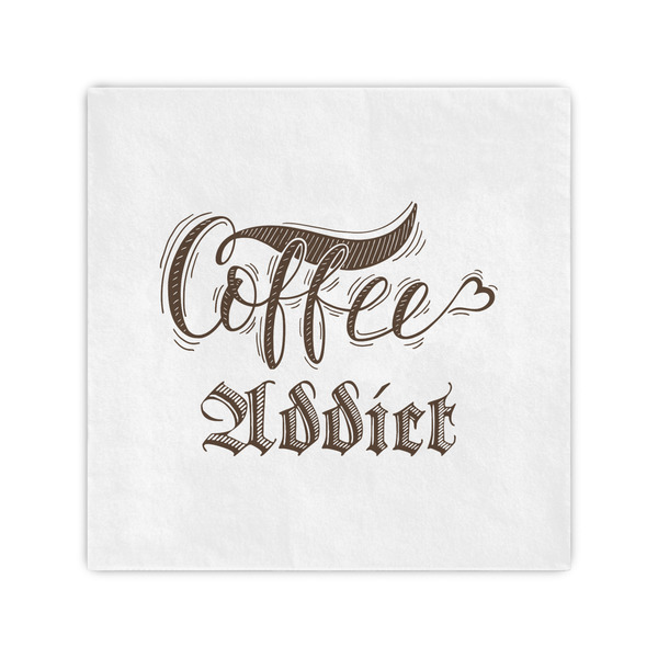 Custom Coffee Addict Cocktail Napkins