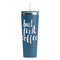 Coffee Addict Steel Blue RTIC Everyday Tumbler - 28 oz. - Front
