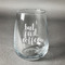 Coffee Addict Stemless Wine Glass (Single)