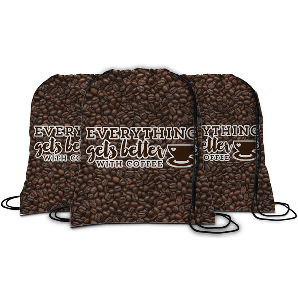 Coffee Addict String Backpack - MAIN