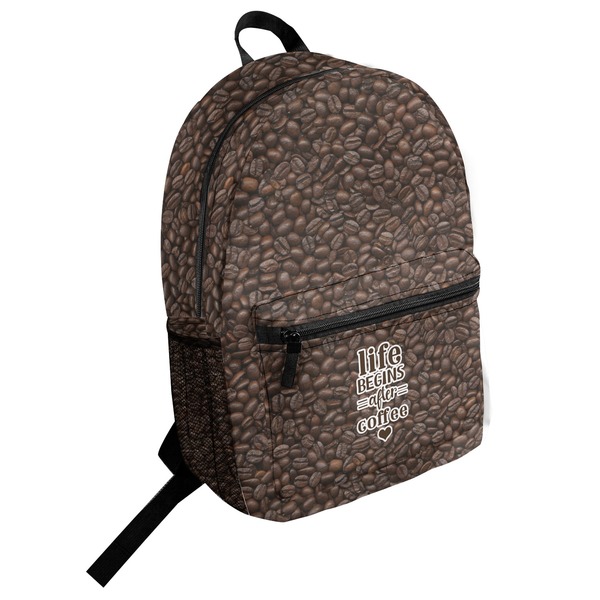 Custom Coffee Addict Student Backpack
