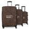 Coffee Addict 3 Piece Luggage Set - 20" Carry On, 24" Medium Checked, 28" Large Checked