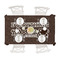 Coffee Addict Tablecloths (58"x102") - TOP VIEW (with plates)