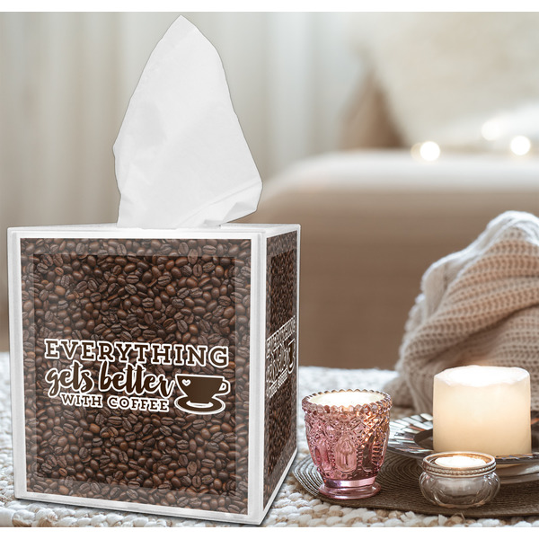 Coffee Addict Tissue Box - LIFESTYLE