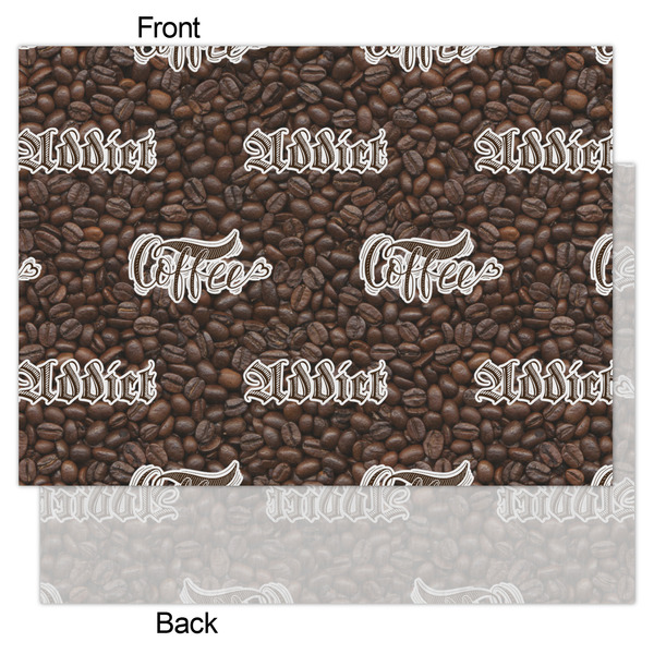 Coffee Addict Tissue Paper - Heavyweight - Large - Front & Back
