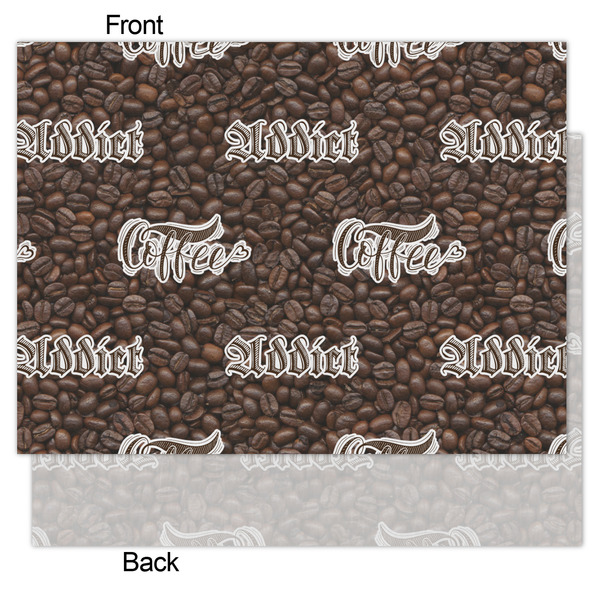 Coffee Addict Tissue Paper - Lightweight - Medium - Front & Back