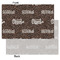 Coffee Addict Tissue Paper - Lightweight - Small - Front & Back