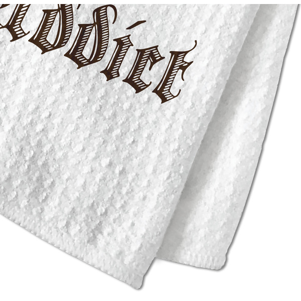 Coffee Addict Waffle Weave Towel - Closeup of Material Image