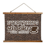 Coffee Addict Wall Hanging Tapestry - Wide