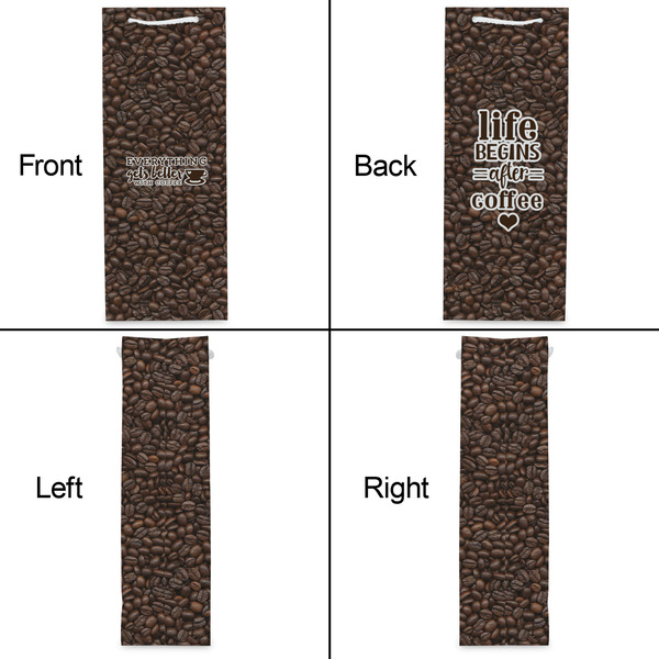 Coffee Addict Wine Gift Bag - Gloss - Approval