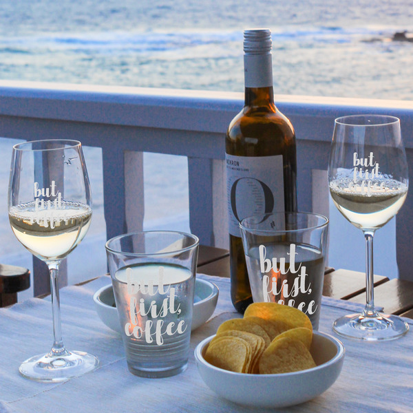 Coffee Addict Wine Glasses - Lifestyle (UPDATE)