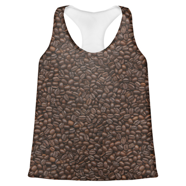 Custom Coffee Addict Womens Racerback Tank Top - 2X Large