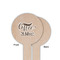 Coffee Addict Wooden 6" Food Pick - Round - Single Sided - Front & Back