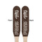 Coffee Addict Wooden Food Pick - Paddle - Double Sided - Front & Back