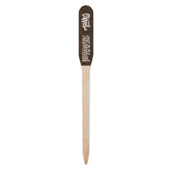 Coffee Addict Wooden Food Pick - Paddle - Single Pick