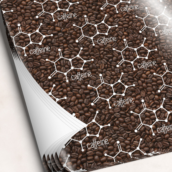 Custom Coffee Addict Wrapping Paper Sheets