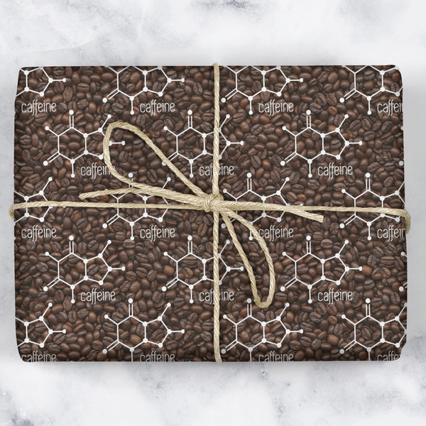 Coffee Addict Wrapping Paper Roll - Matte - Wrapped Box