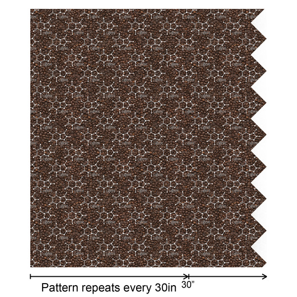 Coffee Addict Wrapping Paper Roll - Satin - Partial Roll