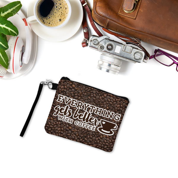 Coffee Addict Wristlet ID Cases - LIFESTYLE