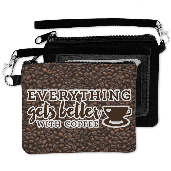 Coffee Addict Wristlet ID Cases - MAIN