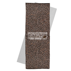 Coffee Addict Yoga Mat Towel (Personalized)