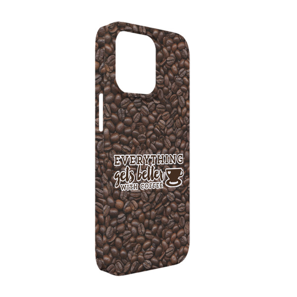 Custom Coffee Addict iPhone Case - Plastic - iPhone 13