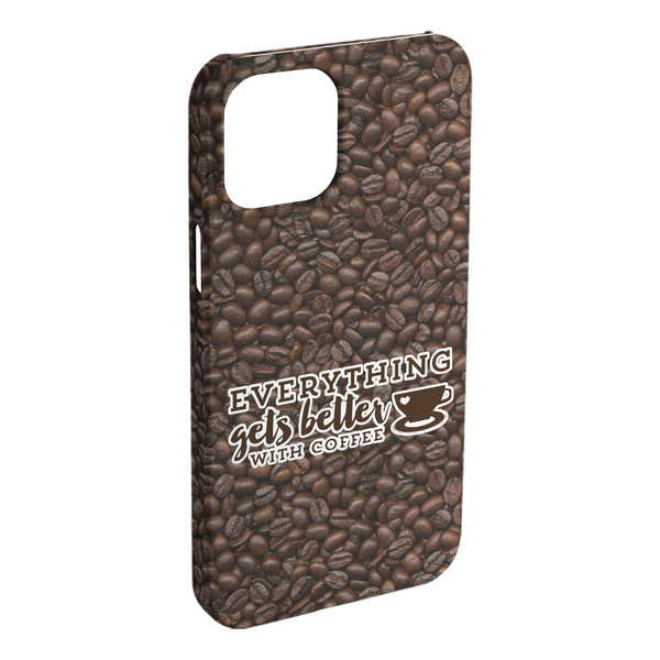 Custom Coffee Addict iPhone Case - Plastic - iPhone 15 Pro Max