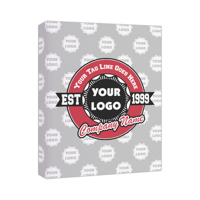 Logo & Tag Line Canvas Print (Personalized)