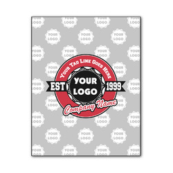 Logo & Tag Line Wood Print - 11" x 14" w/ Logos