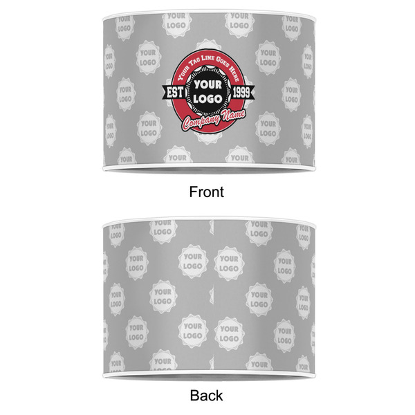 Logo & Tag Line 12" Drum Lampshade - APPROVAL (Poly Film)