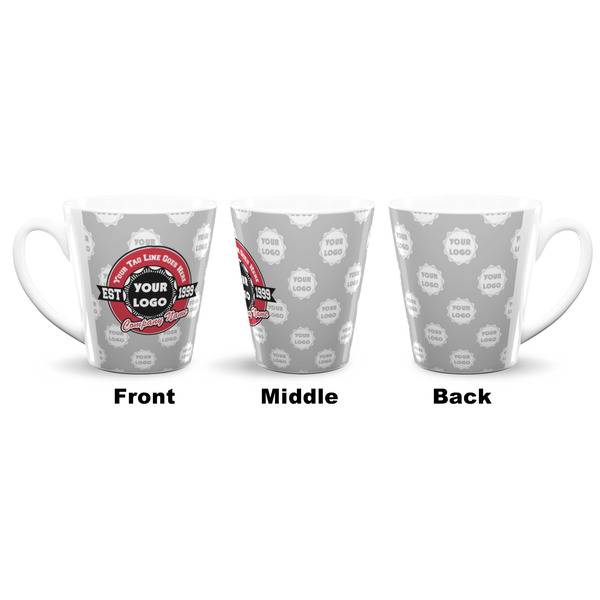 Logo & Tag Line 12 Oz Latte Mug - Approval