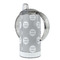 Logo & Tag Line 12 oz Stainless Steel Sippy Cups - FULL (back angle)